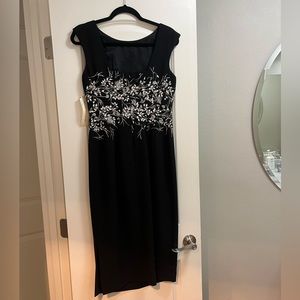 Maggy London Black & Ivory Dress